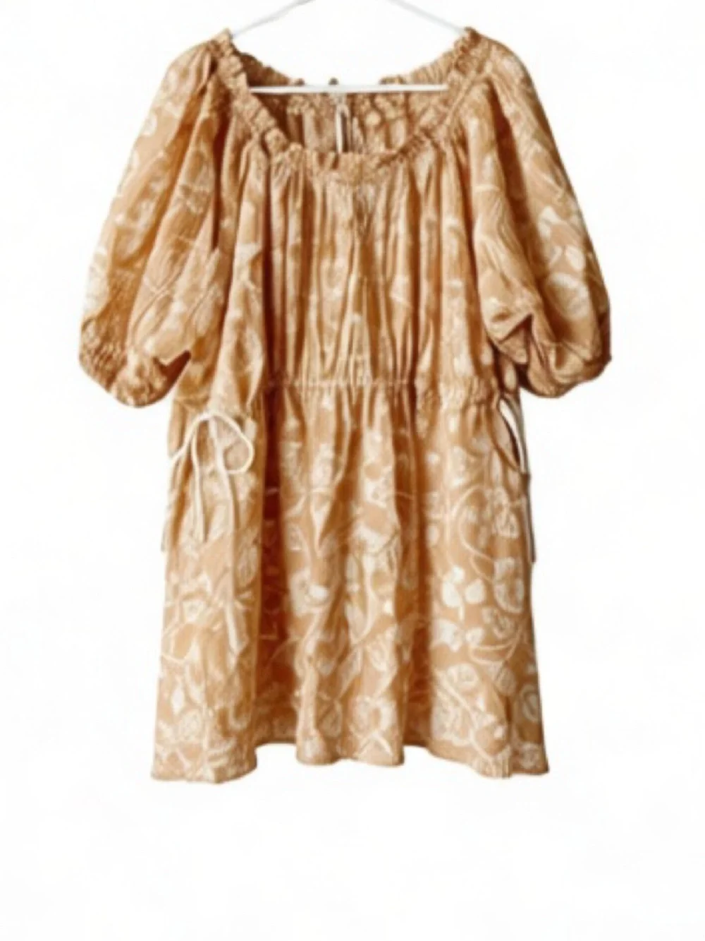 Free People Nora Nightie Floral Embroidered Mini Dress Small NWT - Picture 7 of 11